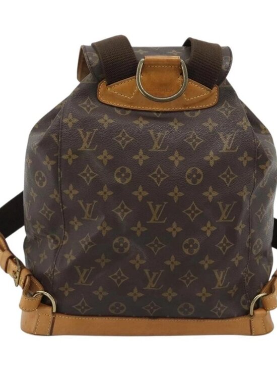 LOUIS VUITTON Monogram Montsouris GM Backpack M51135 LV Auth 183298